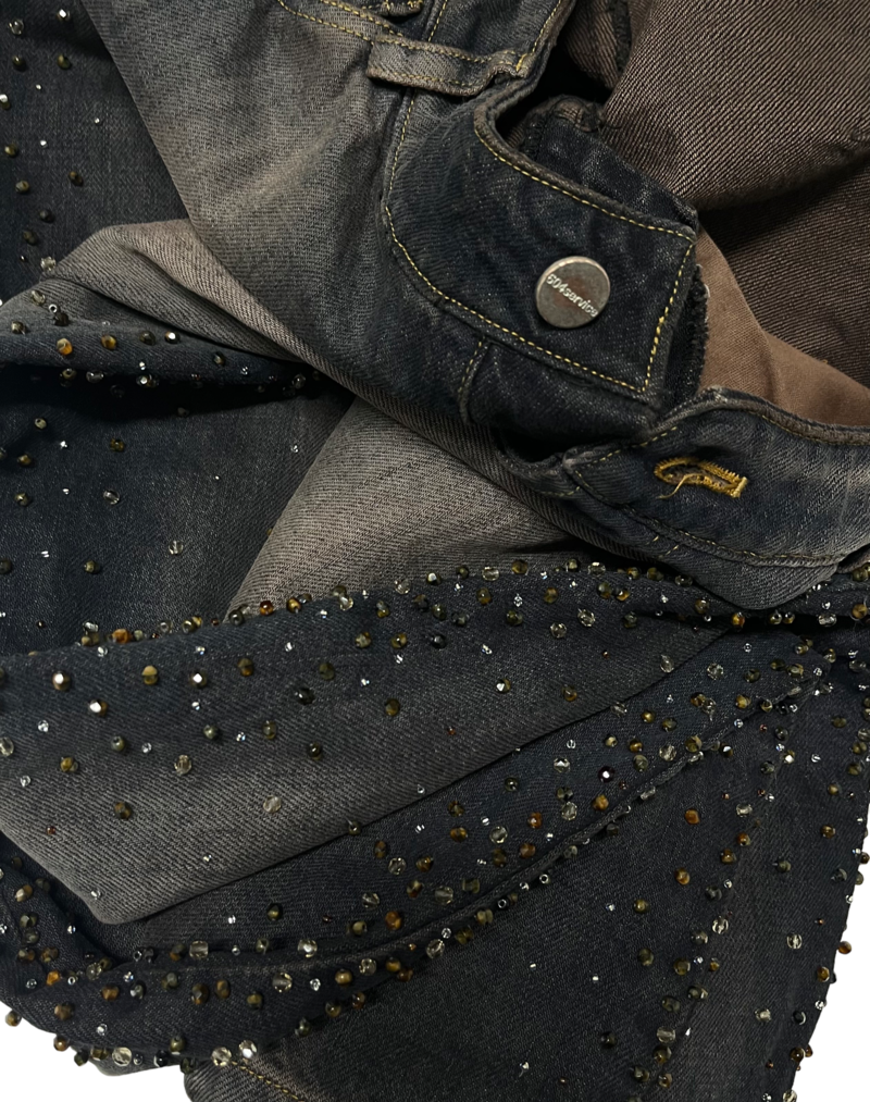 604service Beaded U Shape Waist Jeans | Garmentory