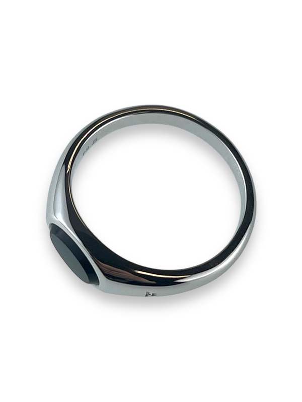 Tom Wood JOE BLUE HAWK EYE RING - Silver | Garmentory
