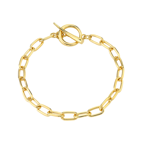 【Gabriela Artigas】Chain Bracelet with Tusk Clasp Rectangular Link Chain Bracelet with Tusk Clasp | Gabriela