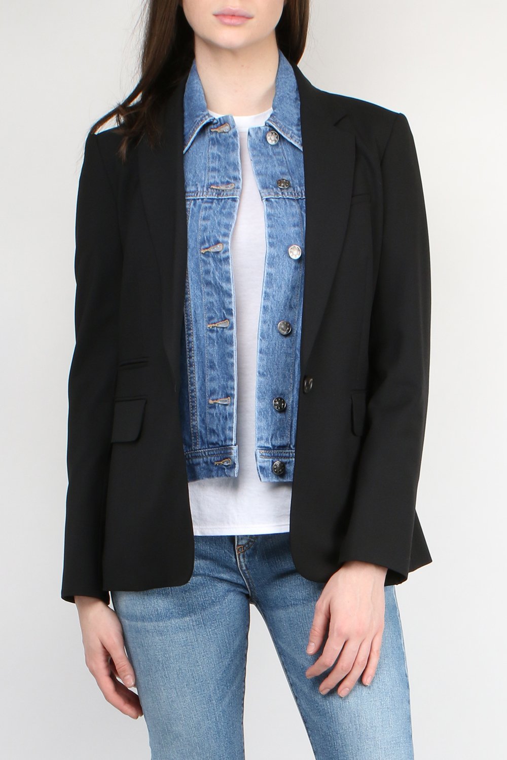 veronica beard denim dickey