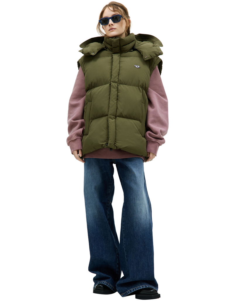 ジャケット・アウター DIESEL Corduroy Sidezip Puffer Vest Diesel W-Rolfys down vest | Garmentory