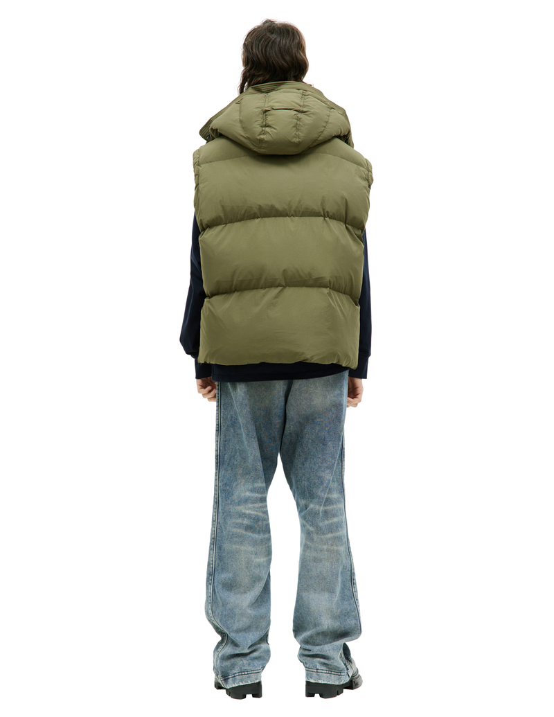 トップス DIESEL 22AW Puffer DOWN Vest Men's Hooded puffer vest in shiny ripstop | Multicolor | Diesel