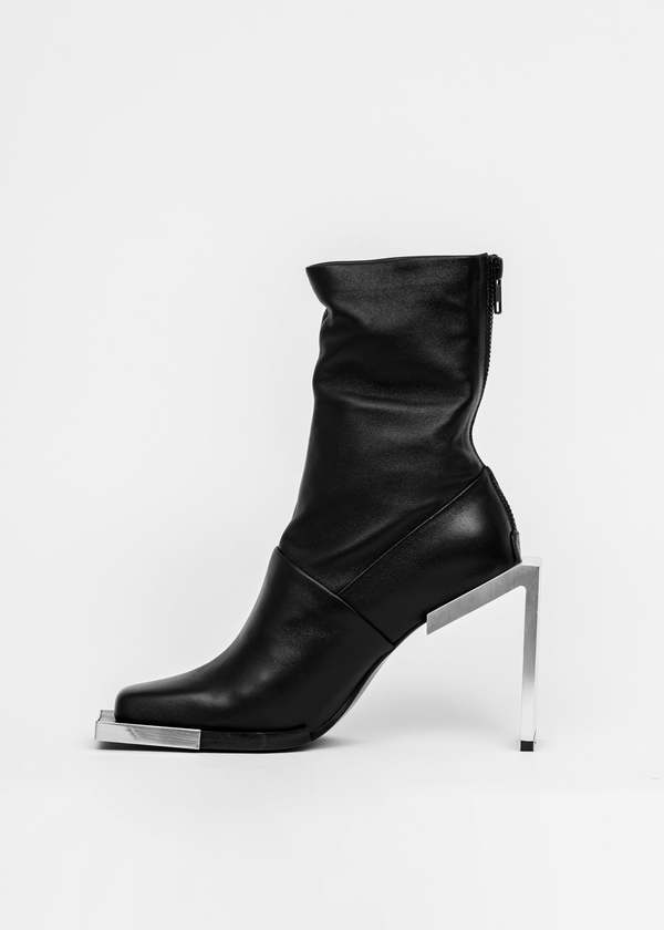 Heliot Emil Leather Ankle Boots - Black | Garmentory