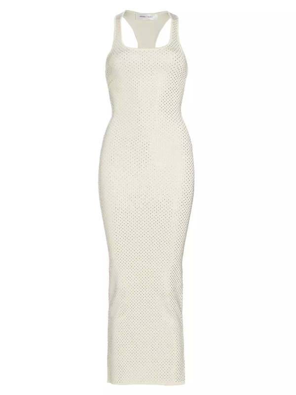 Ronny Kobo Agathe Knit Dress - Pearl | Garmentory Ronny Kobo Agathe Knit Dress - Pearl | Garmentory