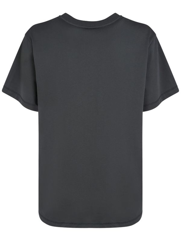 GANNI ストロベリーTシャツ Ganni - GREY RELAXED STRAWBERRY T-SHIRT | HBX - Globally