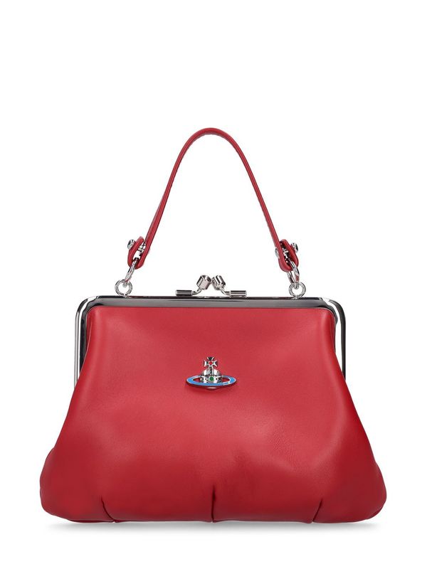 Vivienne Westwood Granny Frame Nappa Leather Bag - Red Vivienne Westwood Granny Frame Nappa Leather Bag - Red