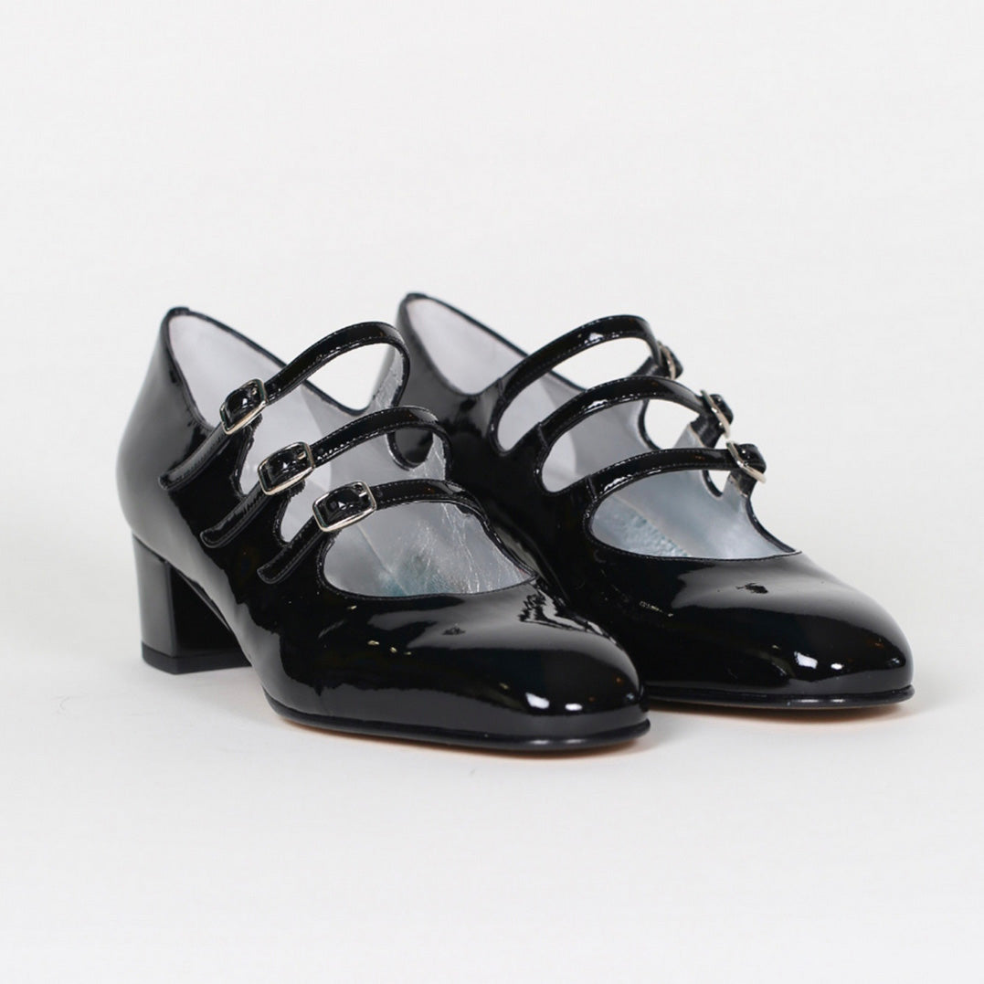 Carel Kina Babies Patent Leather - Black | Garmentory