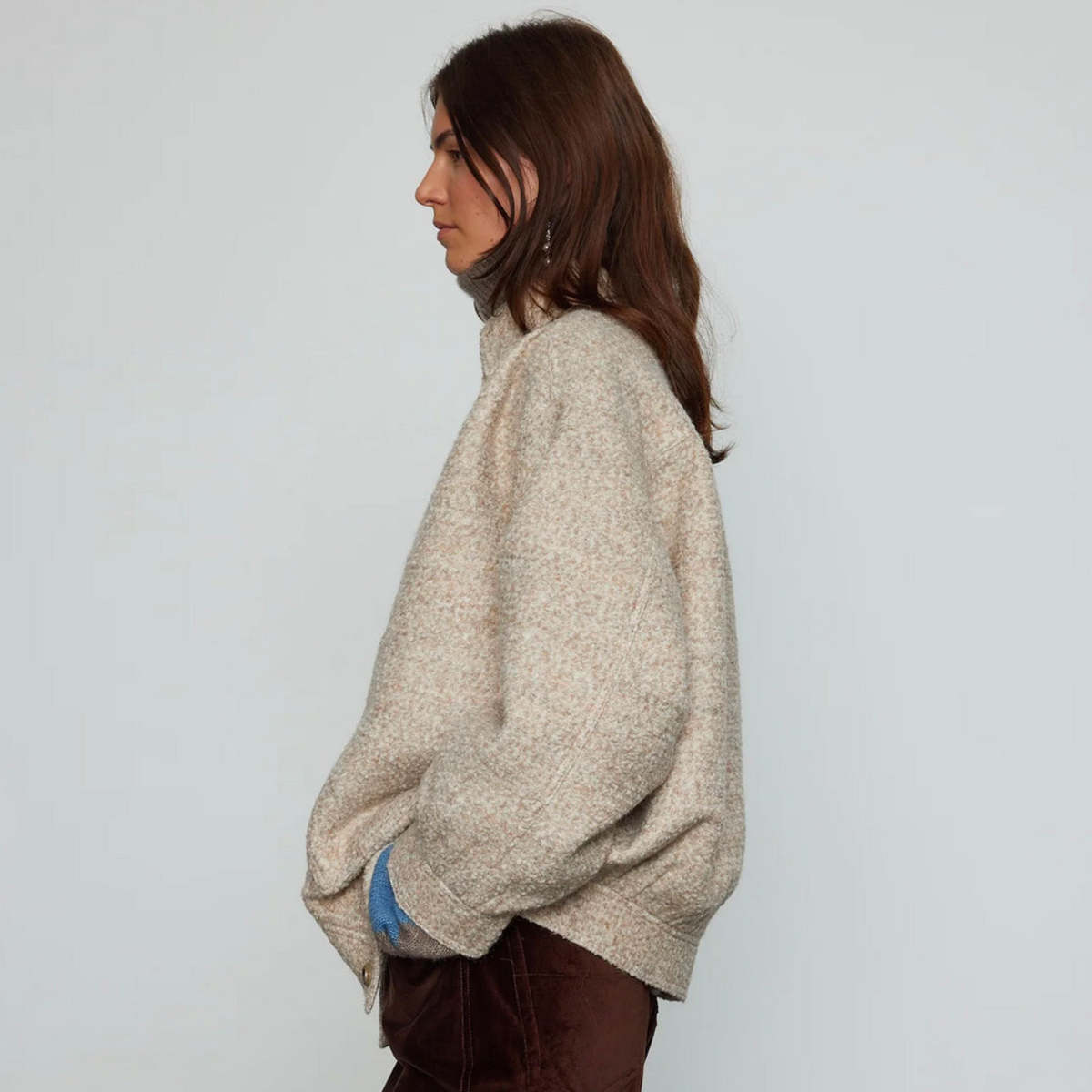 【関税込み】Caro Editions ベージュ Mimi ジャケット CARO EDITIONS Mimi Jacket - Stone | Garmentory