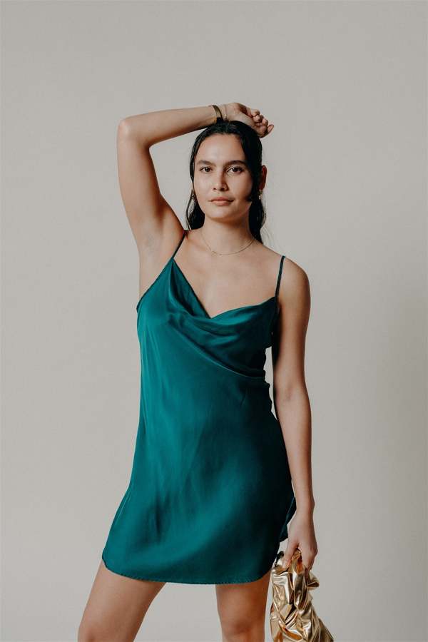 Emerald Slip Dress main image 0