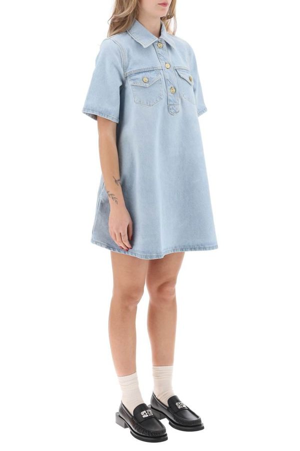 lucky legend denim overall bib dress Classic Blue / 00 / S123DW1570 Classic Wash Maxi vacation-edit Size:56 Regular This item features 10 Zimmermann Lucky Denim Midi