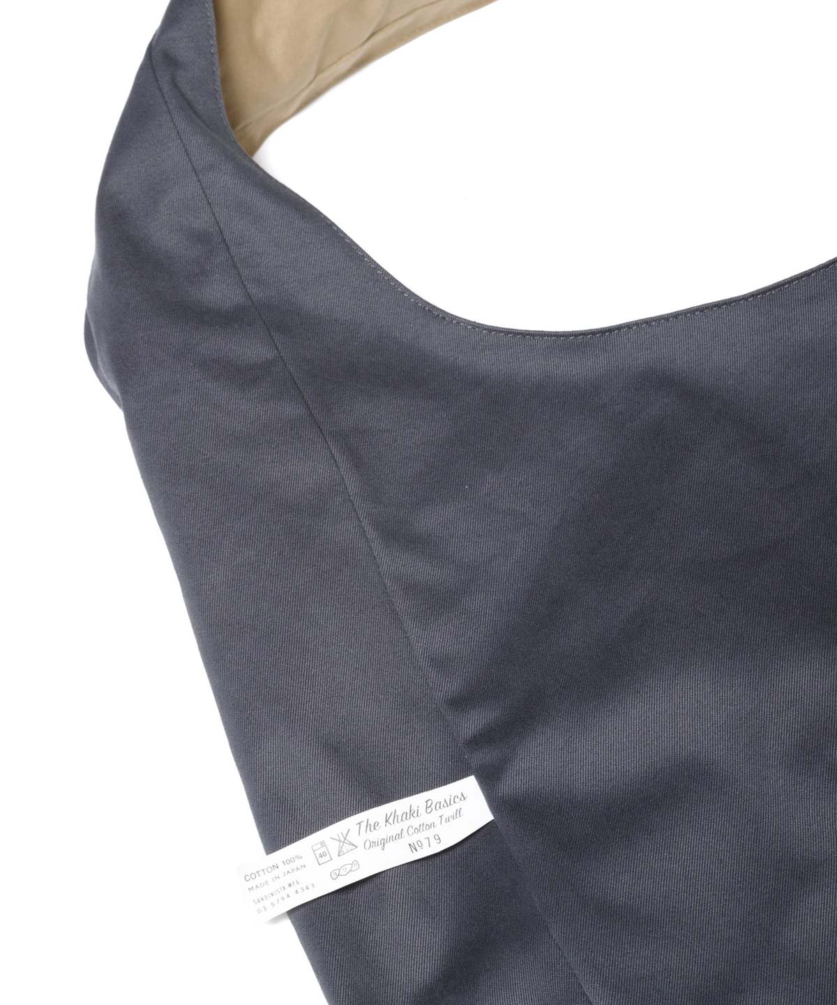 Sandinista MFG CHINO REVERSIBLE SHOULDER BAG - CHARCOAL | Garmentory