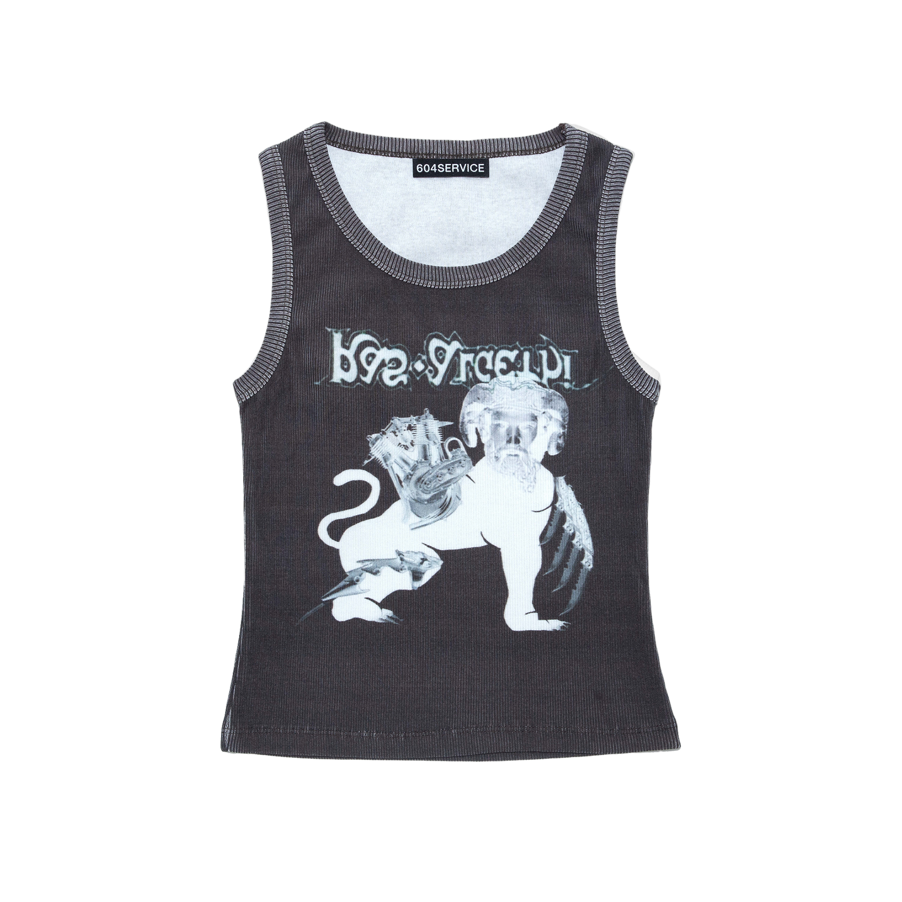 トップス 604SERVICE WOLF SLEEVELESS TOP Soldat-Sleeveless