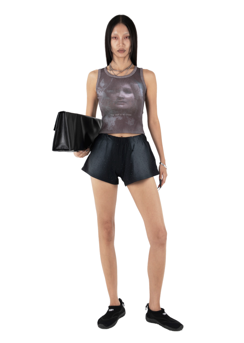 604SERVICE WOLF SLEEVELESS TOP