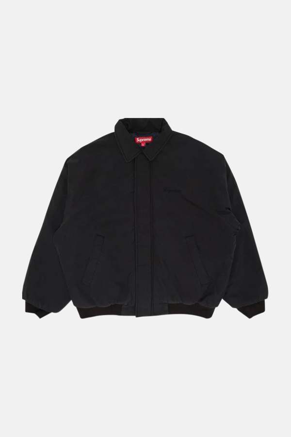 Supreme Peace Embroidered Work Jacket - Black | Garmentory