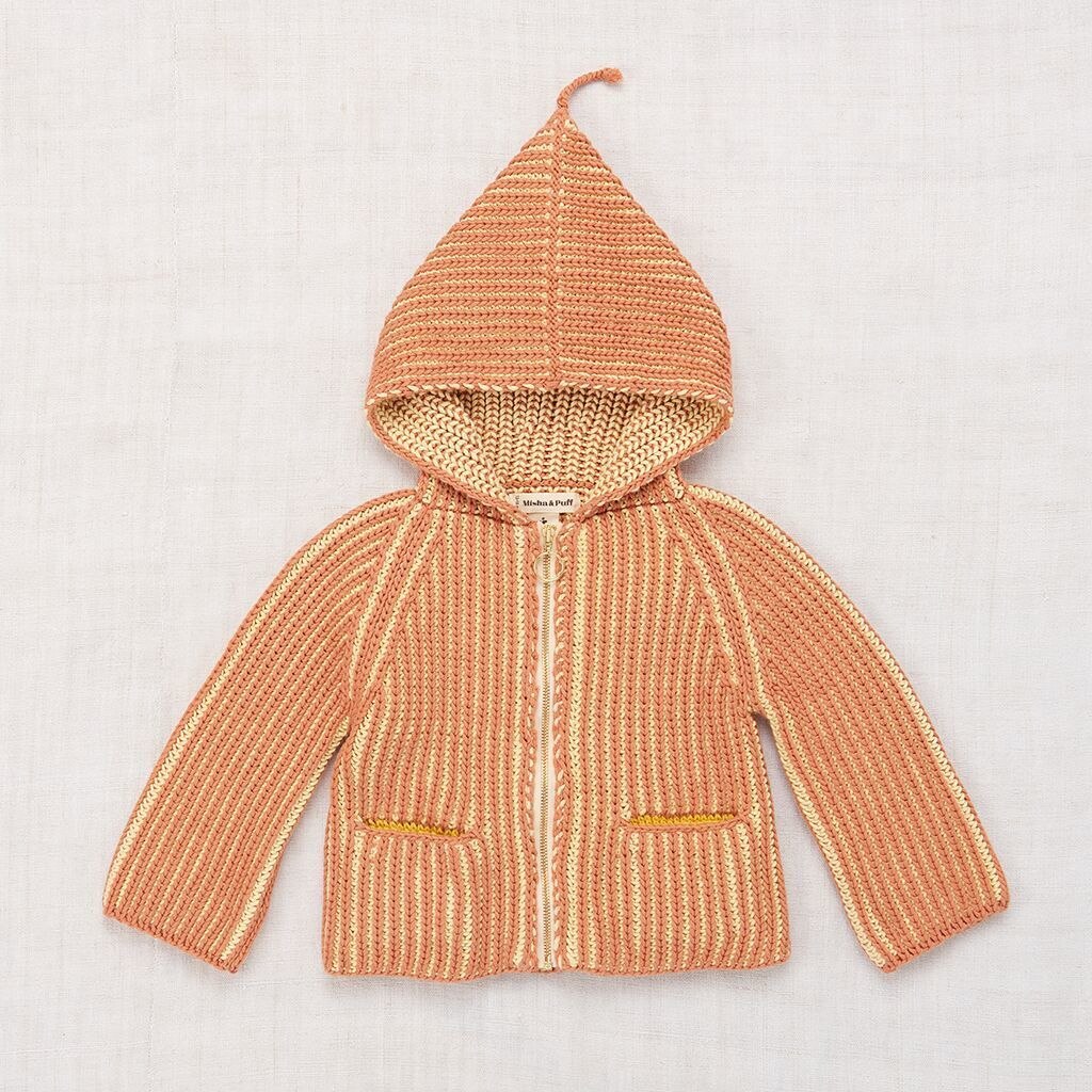 Kids Misha & Puff North Wind Beach Jacket in Clay | Garmentory