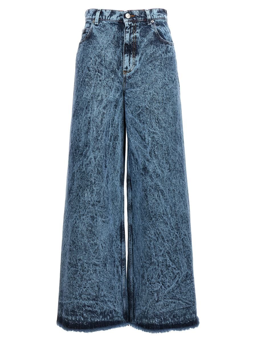 MARNI Marbled denim jeans | Garmentory