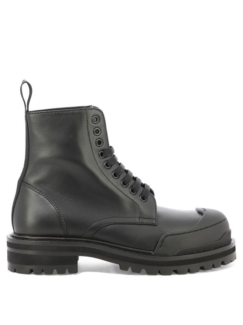 靴 MARNI Ankle Black Leather Boots Women's Boots | Ankle and Knee High Boots | Marni