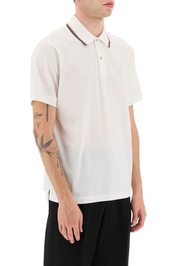 paul smith signature stripe polo