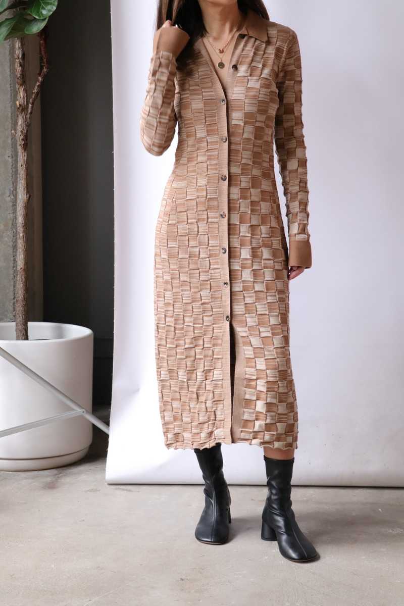 sachin and babi light blue dress Brown Sweater Dress