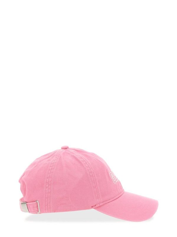 Ganni BASEBALL CAP - Pink | Garmentory