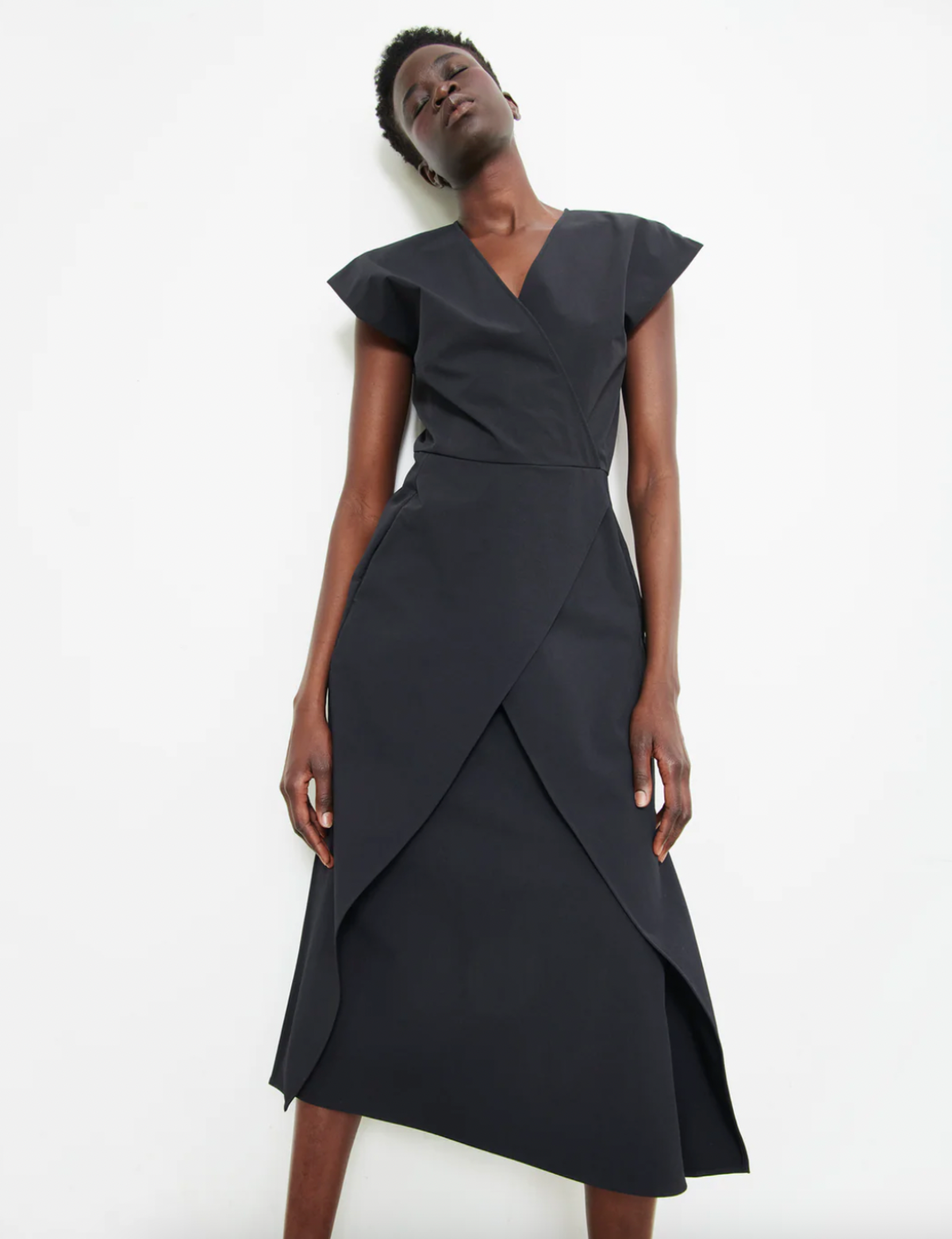 zero + maria cornejo Mido Dress - Black | Garmentory