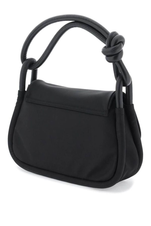 Ganni knot flap over bag - Black | Garmentory