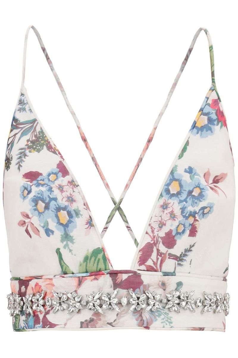 embellished bralette top