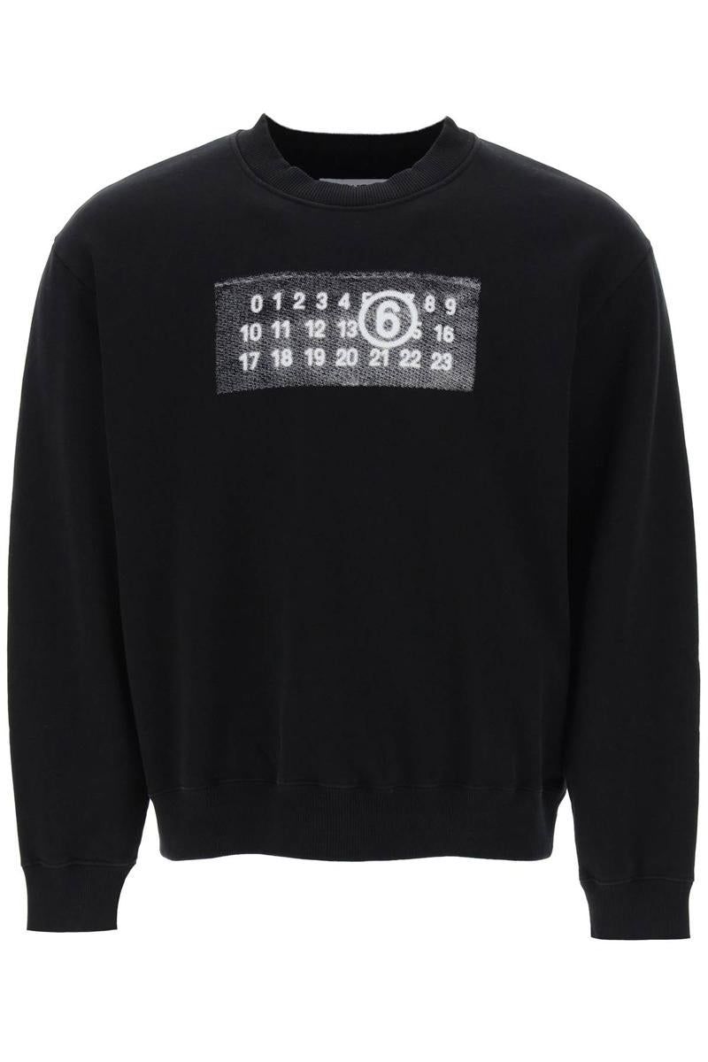 パーカー・フーディ Mm6 Maison Margiela  sweatshirt in cotton MM6 MAISON MARGIELA - Logo Cotton Hoodie MM6 Maison Margiela