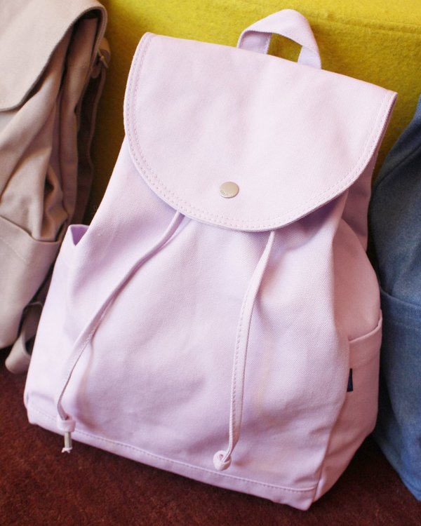 Baggu Canvas Drawstring Backpack Baggu Drawstring Backpack  display picture 1