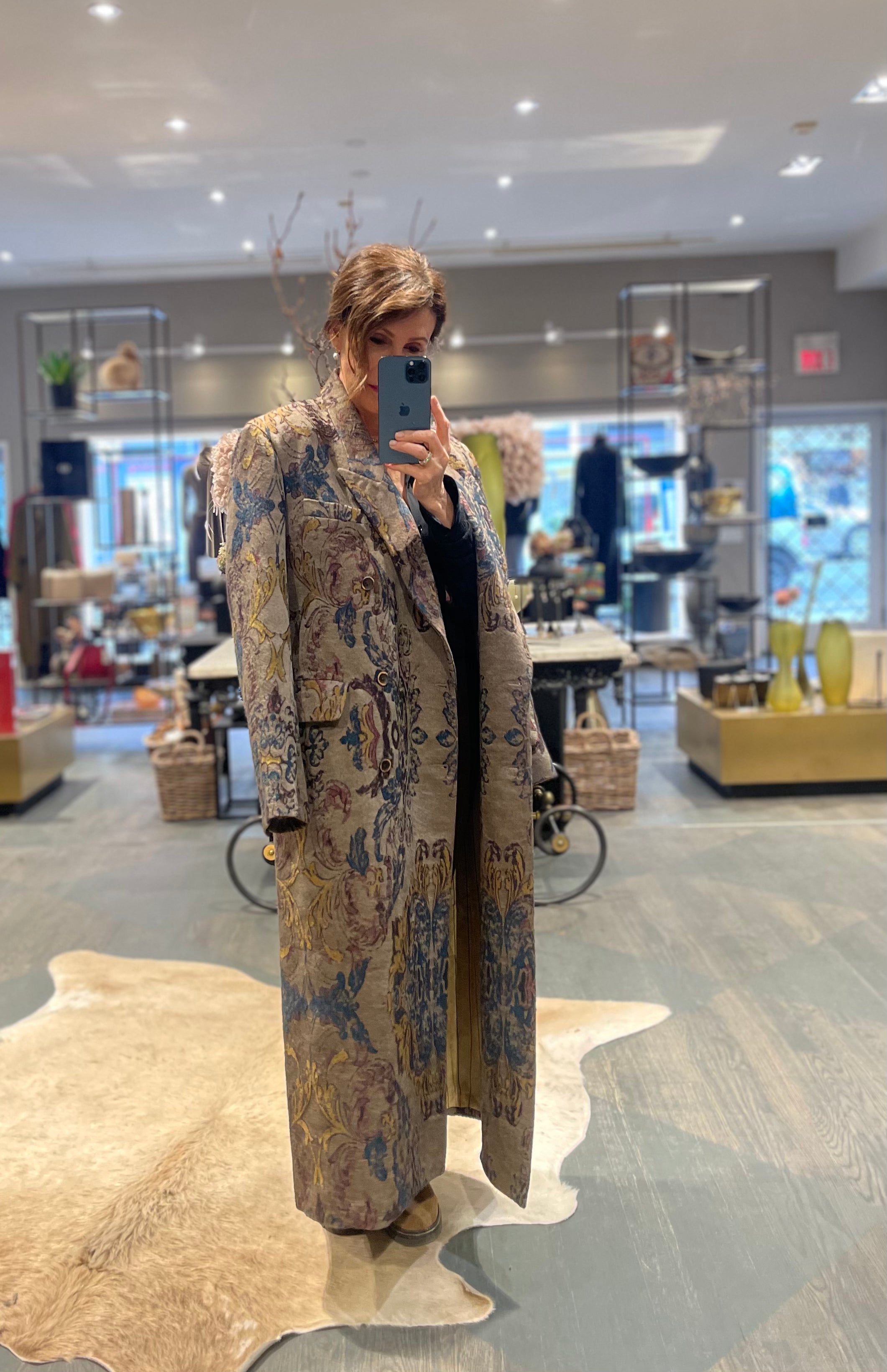 Uma Wang Callie Coat - Print | Garmentory