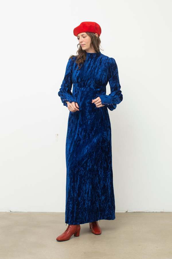 blue 60s dress Sofie The Label Dresses Isla Blue Mini
