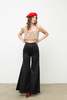 Vintage Satiny Bell Bottoms - Black - Thumbnail 2