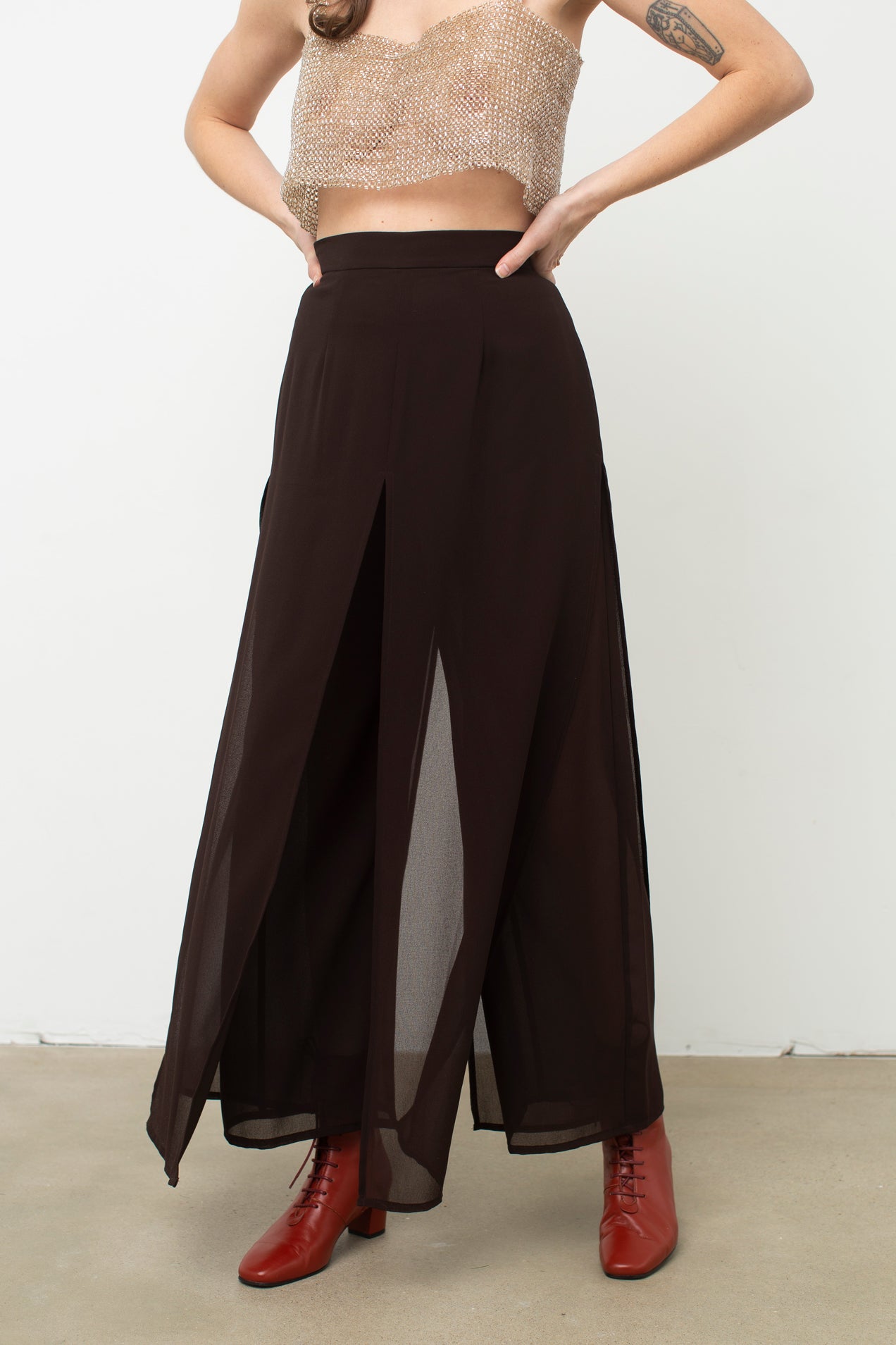 ドリードール　Flourish wide pants dress □24'SS COLLECTION ✔︎︎︎︎Flourish wide pants dress