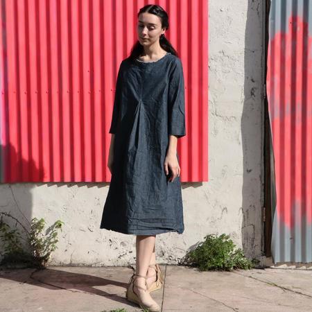 erica tanov summer linen smock dress