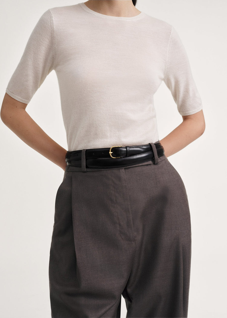 Totême Wrap Belt - Black | Garmentory display picture 2