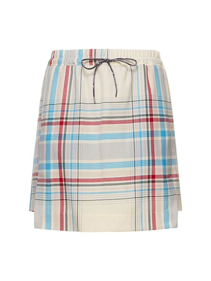 Vivienne Westwood Check Print Virgin Wool Kilt - Multicolor