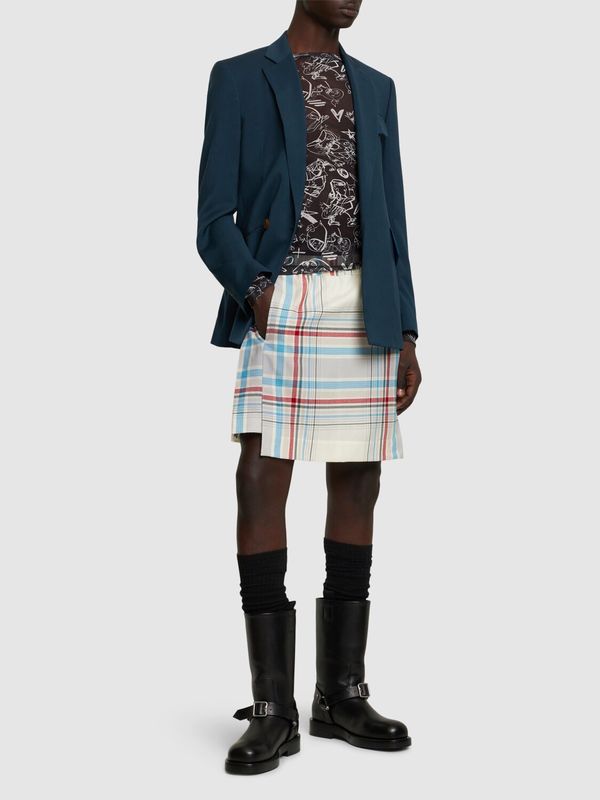 Vivienne Westwood Check Print Virgin Wool Kilt - Multicolor