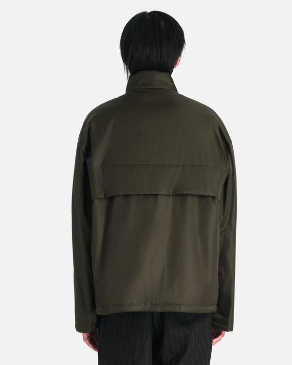 ジャケット・アウター 00s jil sander nylon blouson (khaki) Jil Sander Nylon Twill Stand Collar Blouson - Dark Green | Garmentory