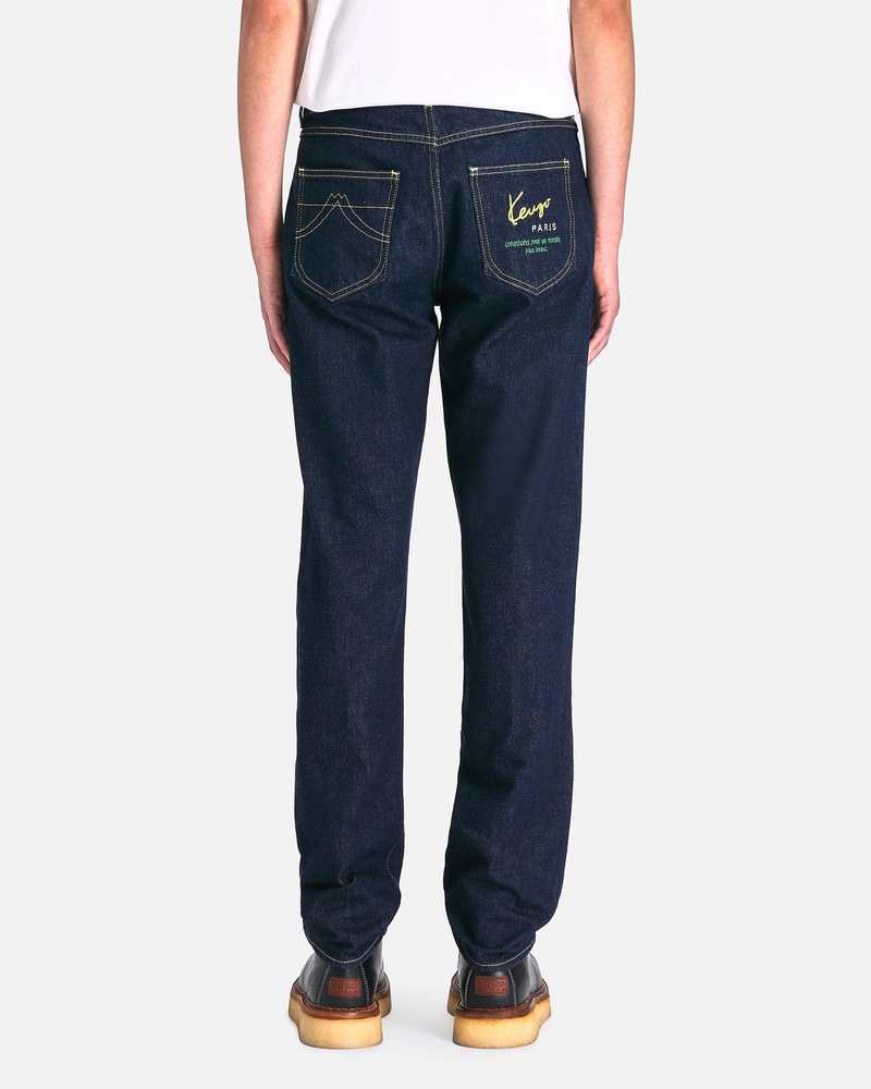 Kenzo Rinse Denim Pants - Blue Kenzo Rinse Denim Pants - Blue