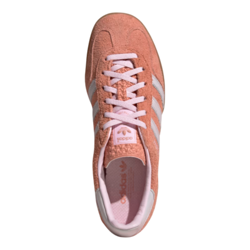 adidas gazelle silver green womens adidas Gazelle Indoor Pink Sneakers