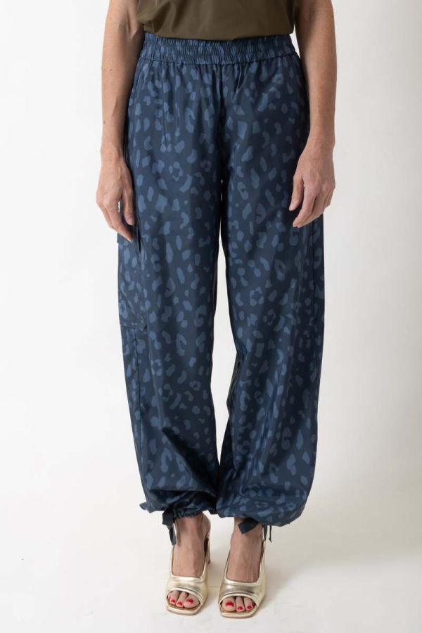 Tibi Sporty Wide Leg - Navy Fog