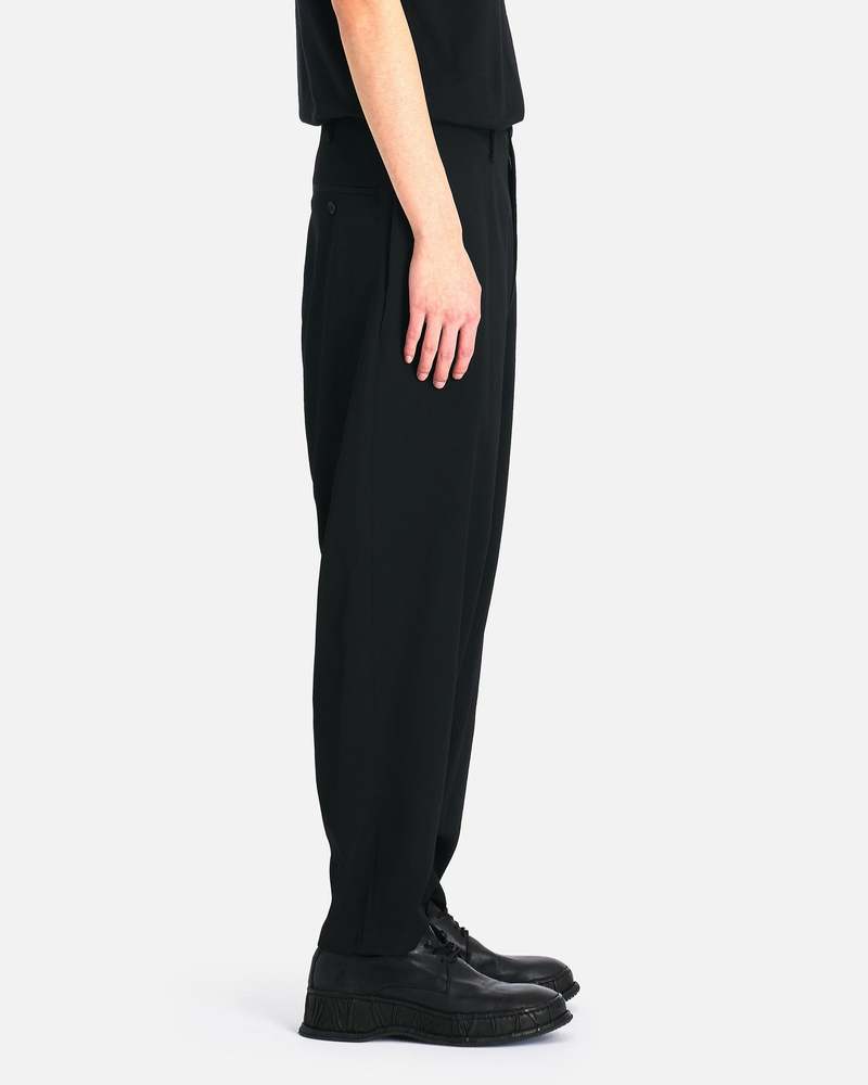 Yohji Yamamoto POUR HOMMEスラックス WOOL GABARDINE HEM FACING PANTS – THE SHOP YOHJI YAMAMOTO