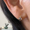 Jennie Kwon Designs Blue Sapphire Aria Stud - Single - Thumbnail 2