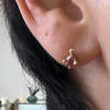 Jennie Kwon Designs Pink Sapphire Aria Stud (Single) - Thumbnail 2