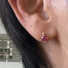 Jennie Kwon Designs Ruby Aria Stud - Single - Thumbnail 2