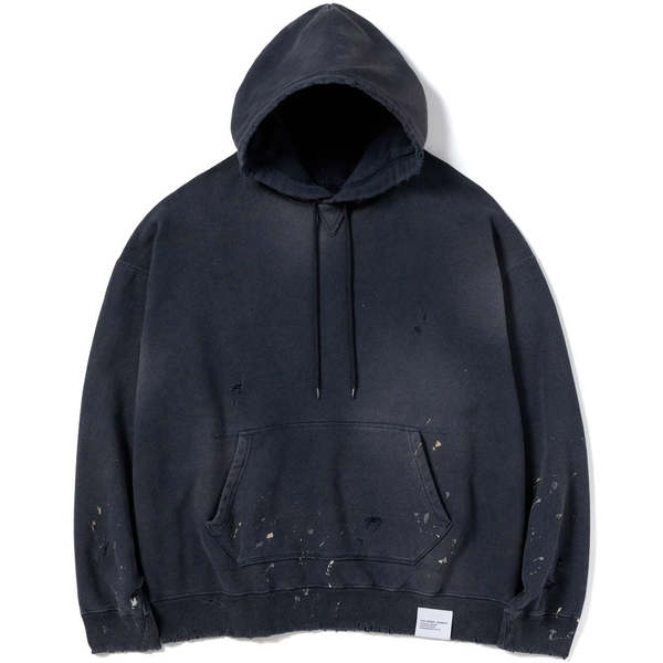 Neighborhood Damage Sweatparka LS - Black | Garmentory