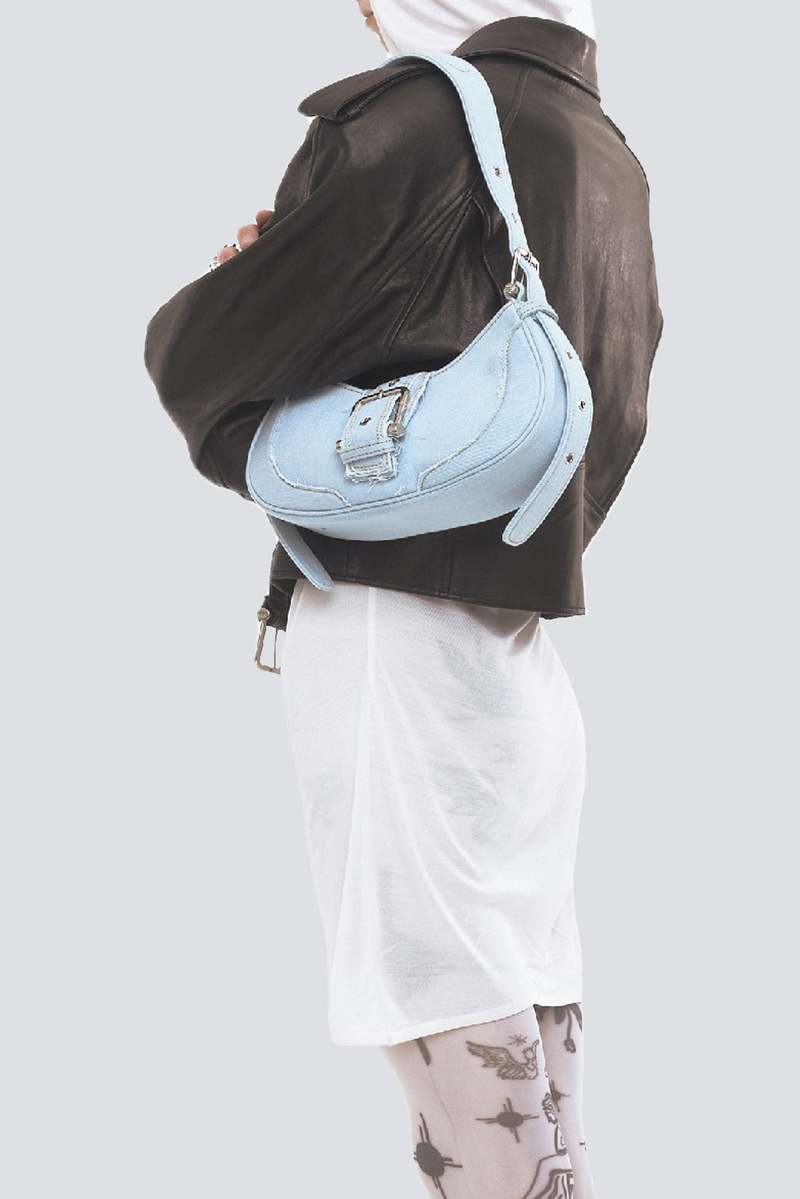 Osoi Brocle Small Shoulder Bag - Cotton - Ice Denim Osoi Brocle Small Shoulder Bag - Cotton - Ice Denim