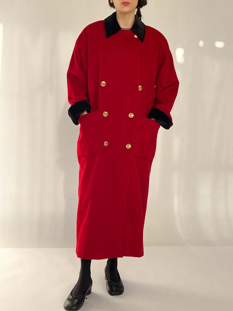 Christian Dior Overcoat - Red | Garmentory