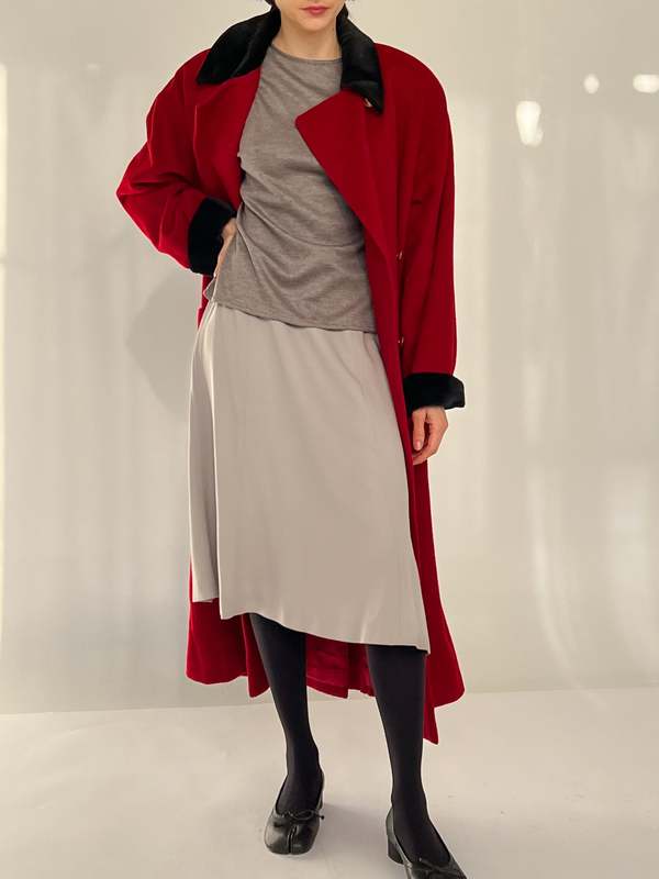 Christian Dior Overcoat - Red | Garmentory
