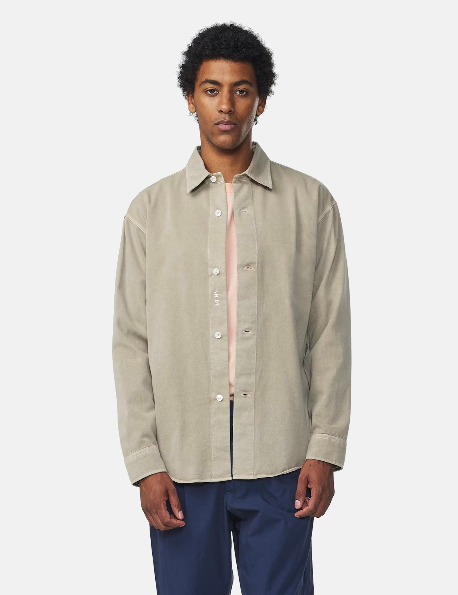 NN07 Adwin Relaxed Fit Shirt - Khaki Stone | Garmentory